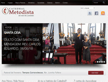 Tablet Screenshot of catedralmetodista.org.br